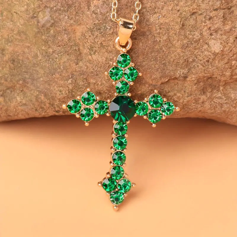 Veridienne Croixheart Necklace | Gold