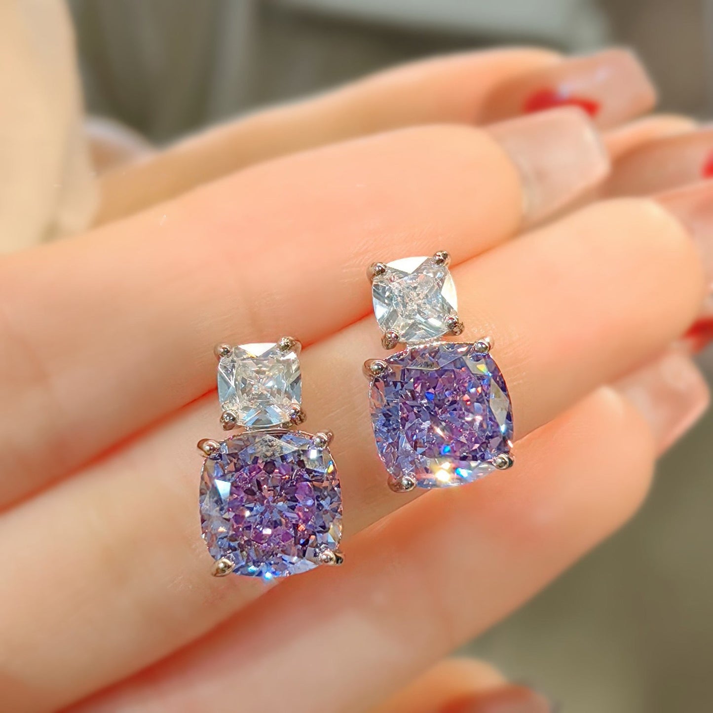 Adeline Violetta Set | White Gold