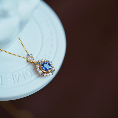 Celeste Royale Pendant Necklace | Gold