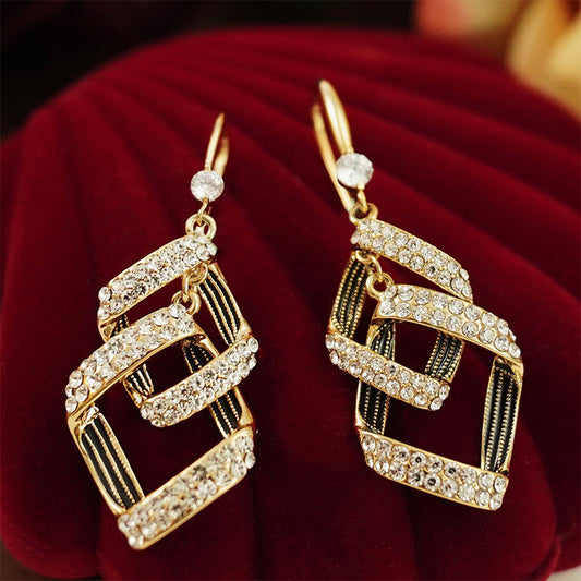 Stella Virelle Layered Earrings | Gold