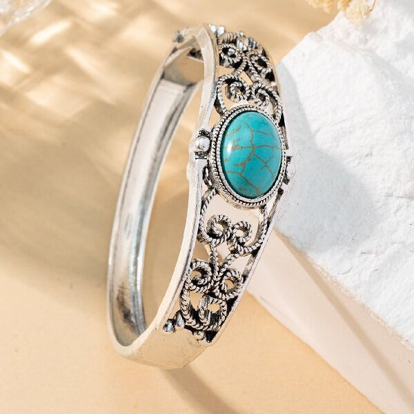 Alouette Vintage Crest Bracelet | White Gold