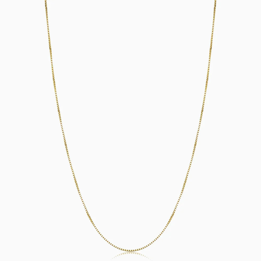 Bodega Box Necklace - White Gold