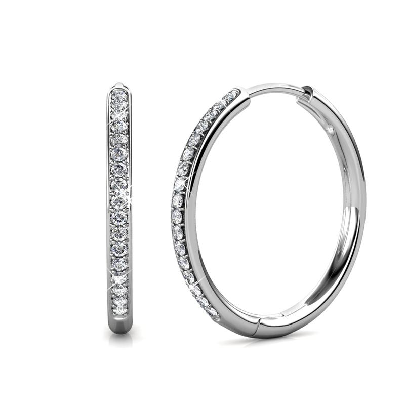Sorel Pave Earrings | Gold