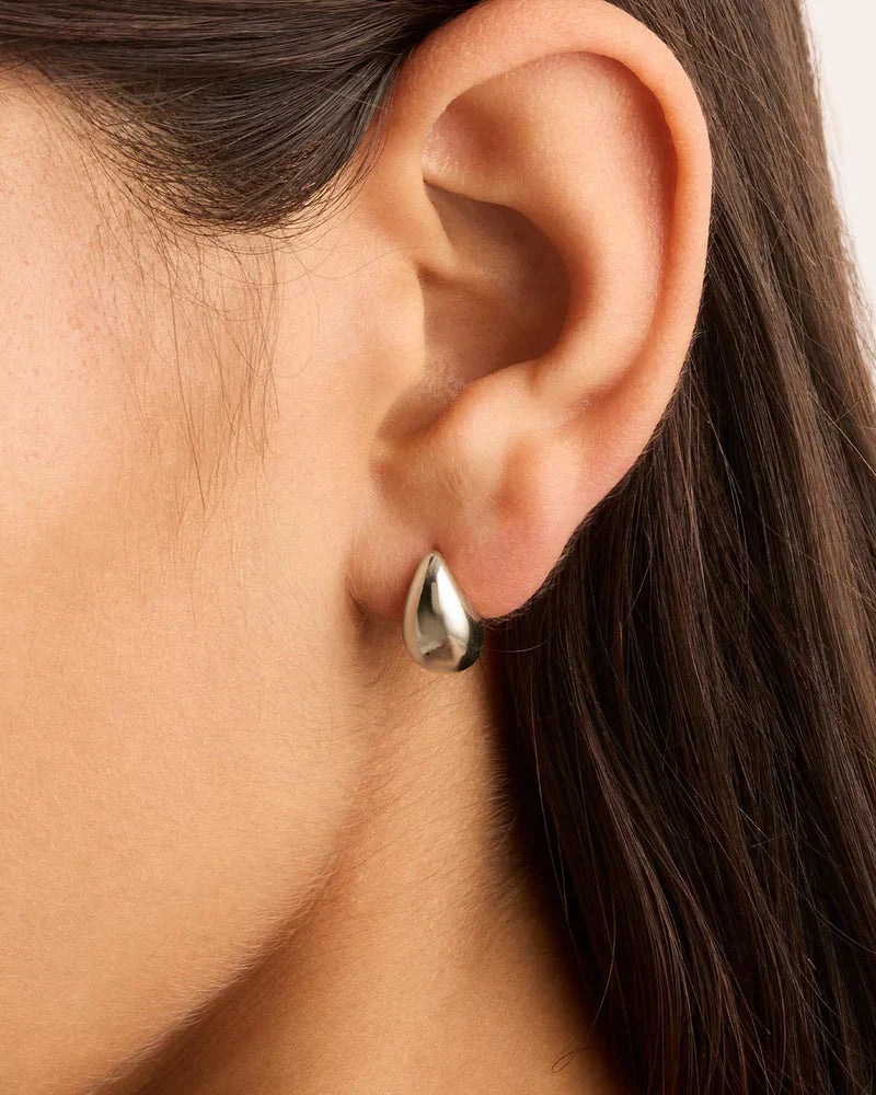 Mato Drop Earrings | White Gold