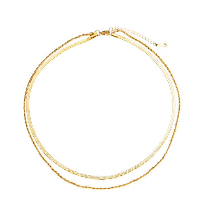 Juliana Solvia Necklace | Gold