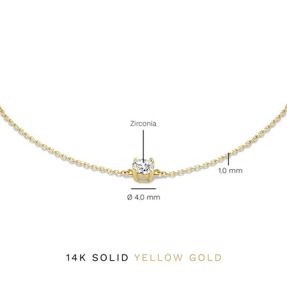 Cléa Stone Bracelet | White Gold